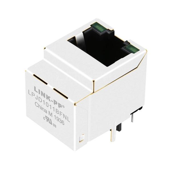 Tyco 1840419-1 Compatible LINK-PP LPJD1011BFNL 10/100 Base-T Vertical RJ45