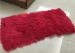 Long Hair Curly Sheep Fur throw Mongolian Tibetan Lambswool Blanket bed throw