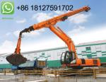 Telescopic Cylinder Excavator Accessories Arm Length 18-32M Digging Depth 30M