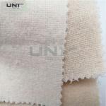 100% Wool Tie Interlining Single / Double Side Brushed Lining Rolls For Men