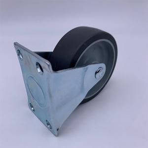Wholesale 2.5 Inch Thermoplastic Rubber Rigid Plate Caster Wheels with PP Core from china suppliers