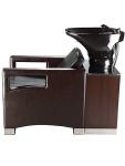 Luxury Salon Shampoo Chairs With Cushion Headrest , Electric Footrest