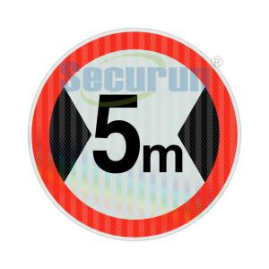 Wholesale EGP Reflective Restriction Width Limit Road Sign Customized 600mm from china suppliers
