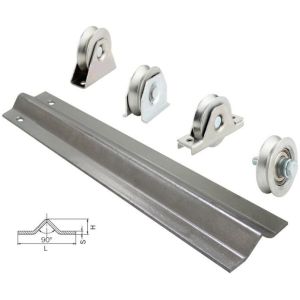 Wholesale Recessed Guide Sliding Gate Track Hardware And Rollers 55mm from china suppliers