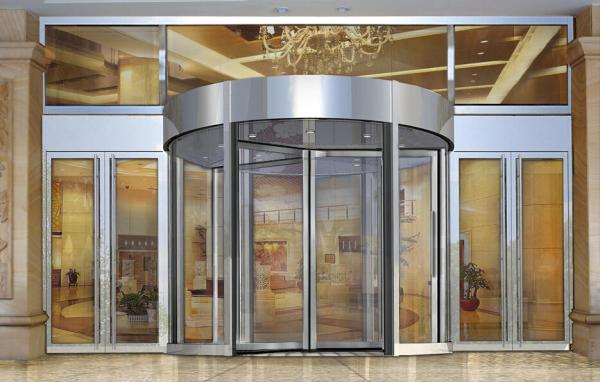Building Entry automatic revolving door for PLA Academy of Military Sciences