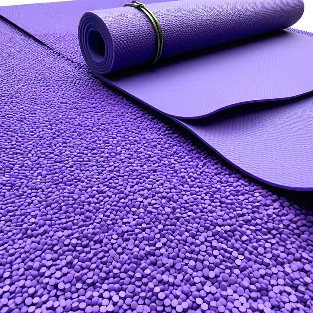 Purple Colour Dispersion EVA Masterbatch Foaming Products Custom