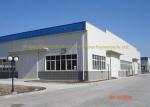 Waterproof Warehouse Steel Structure Grade Q235B / Q345B Prefab Warehouse