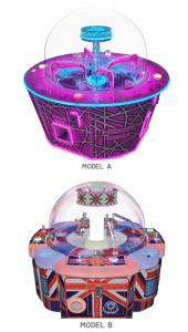 Wholesale Gift Vending Candy Pusher Machine Round Shape For 4 Players from china suppliers