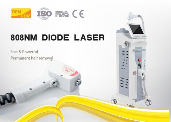 High Frequency 10Hz 808nm Diode Laser Hair Removal Machine 10 - 150 J/CM2 Energy