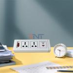 Boente eu power plug table clamp mount outlet / clamping table power outlet