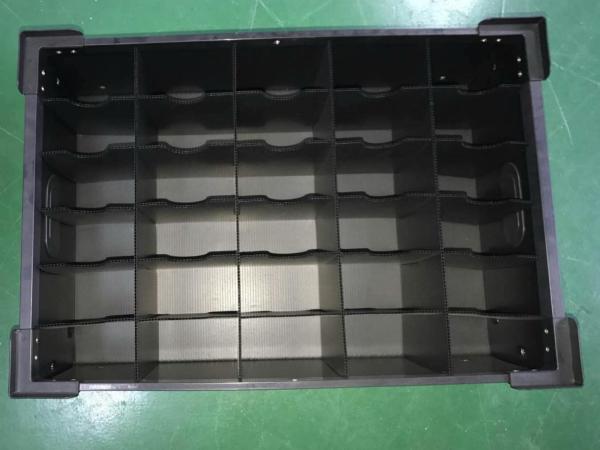 Waterproof Snap Lock Plastic Dividers Box Plastic Divider Container Carton For