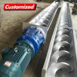 Easy Operation Tubular Screw Auger Conveyor Customized Flexible Spiral Conveyor