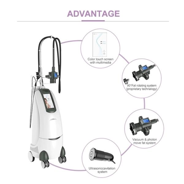 High Quality Rotating Eliminate Fat Quantum Rf Vacuum Pdt Weight Loss Machine Lf-109