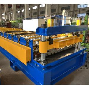 Wholesale 0.3mm Thickness Trapezoidal Roof Panel Roll Forming Machine,28mm Height PPGI Roofing Sheet Rolling Machine from china suppliers