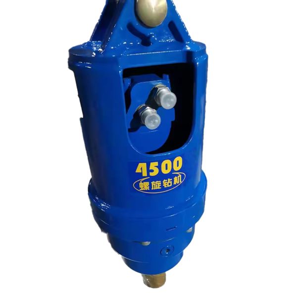 Customized Auger Boring Machine 8 Ton Rotary Drill 100% Hydraulic Excavator Attachment Earth Auger Drive for Construction Machinery Ground Screw