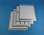 55% - 80% UPVC Wall Panels , indoor use PVC Cover Board with Silver Edge