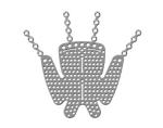 Silver Medical Maxillofacial Implants Surgical Titanium Mesh Craniofacial Mini