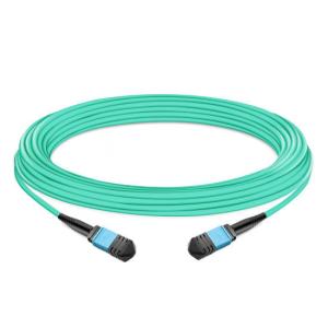 Wholesale 5m (16ft) 12 Fibers MPO Trunk Cable Polarity B LSZH OM3 50/125 Multimode from china suppliers