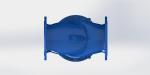 40 Degree Incline Swing Check Valve With AISI B16.1 Flange