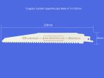 Tungsten Carbide Tipped Recipes Blade 9"-5T 225mm，Reciprocating