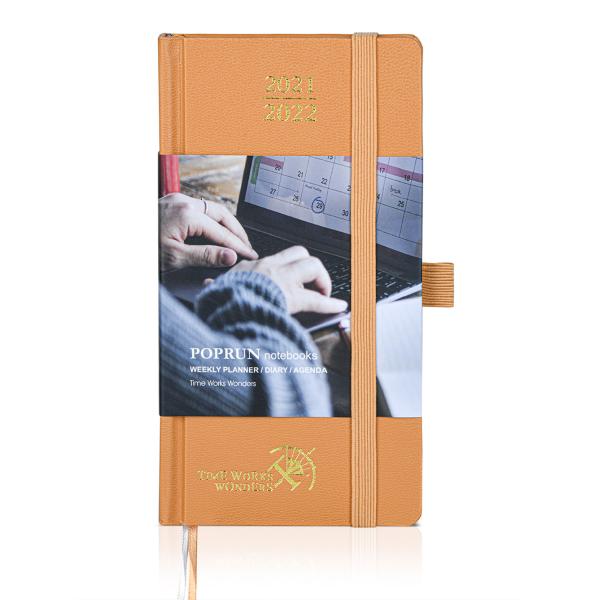 Poprun Academic Planner Vertical Layout In Turquoise Color