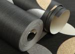 Black Copper Pattern PVC Modern Removable Wallpaper Living Room Striped