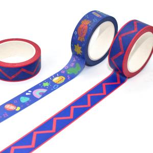 Wholesale Custom Printed Kawaii Japanese Washi Paper Waterproof Single Sid Masking Tape from china suppliers
