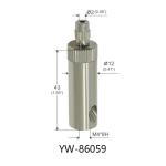 M14*9H Male Thread Satin Silver Surface Aircraft Cable Grippers YW86058