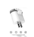 2.1A 5V Dual Port Fast Wall Charger , USB Charger Wall AdapterWith Cable