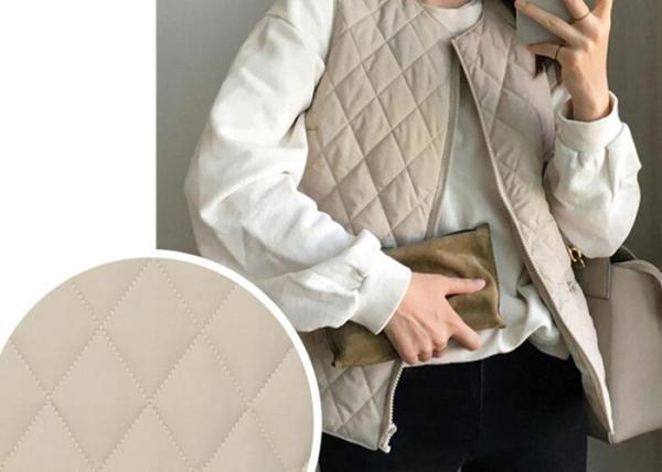 Wadded Ladies Black Vest Quilted Sleeveless Jacket Warm Down 100% Polyester