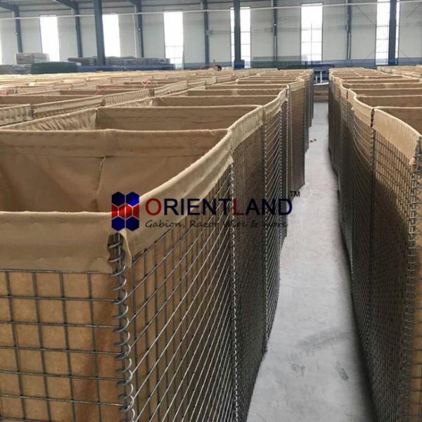 Military Bunkers Hesco Bastion Barrier Welded Mesh Fortifications Structure MIL 10