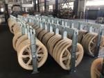 Three Nylon Sheaves Conductor Transmission Line Stringing Blocks