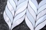 Popular Marble Mosaic Floor Tile , Hotel Marble Mosaic Bathroom Floor Tile