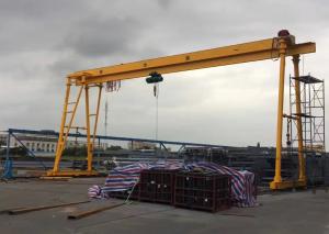 Wholesale 5 Ton Movable Gantry Crane With Wirerope Electric Hoist Outdoor Using from china suppliers