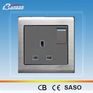 Wholesale LK6056 Stainless steel 13A UK British socket from china suppliers