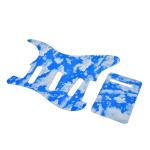 3Ply 11 Holes SSS Electric Guitar Pickguard Blue Sky Scratch Plate Back Plate