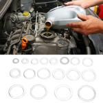 260pcs 13 Sizes Metric Aluminum Flat Ring Oil Drain Plug Washers Gaskets
