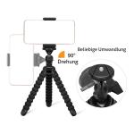 Portable Multifunctional Phone Holder 275mm Flexible Tripod For Iphone