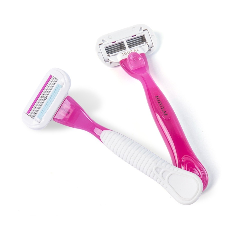 Replaceable blade refills Body Facial Razor Private Label Disposable Portable Travel Shaving Razor for Women