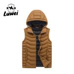 Zipped Plus Size Bubble Vest Quilted Outdoor Waistcoat Vest With Pocket