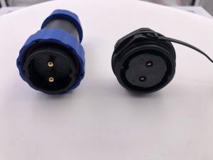 Wholesale waterproof IP68 M28 Circular 2 cores female and male socket connectors Mounting with cables from china suppliers