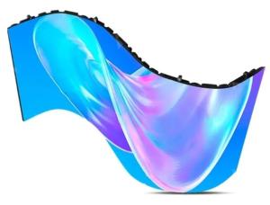 Wholesale P4 Flexible LED Display Screen Front service 960×720mm Cabinet For Creative design from china suppliers