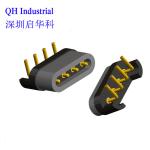 4Pin United Kingdom Cable Connector Magnetic Charging Connector Pogo Pin