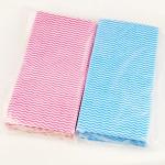 KILINE Colorful Kitchen Non-Woven Cloth Disposable / Reusable Striped Kitchen