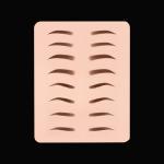 Silicone Blank Permanent Microblading Tattoo Practice Skin 19.2 * 14.3 Cm for