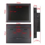 15 Inch Industrial LCD Monitor 1024*768 Resistive Touch Screen