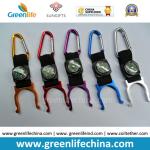Carabiner with belt key chain, custom logo printing key chain