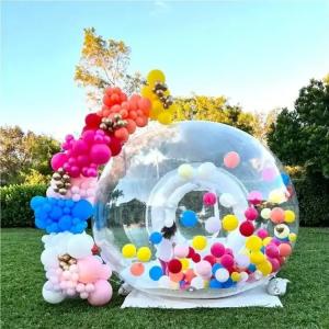 Wholesale Portable Inflatable Transparent Bubble Tent 5m OEM With Blower from china suppliers
