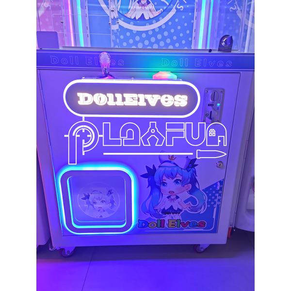 New Product Cartoon Design Pattern Doll Machine Arcade Toys Plush Coin Operated Games Claw Crane Machine