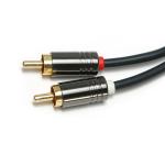 RCA Digital Audio Cable 3.5MM PVC Plated Black Aluminum Alloy ShellQuality For